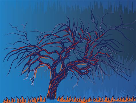 Avond Evening The Red Tree By Piet Mondriaan Vector Free Download