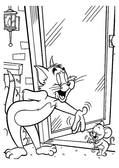 Tom And Jerry Coloring Pages For Kids Tom And Jerry Kids Coloring Pages