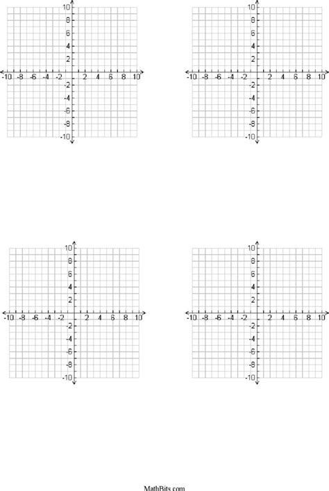 Quadrants Labeled Graph Free Printable Graph Paper Mathdiscovery Com