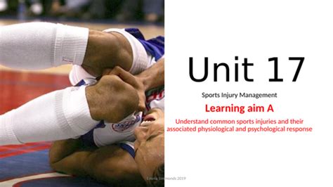 Btec Sport Level 3 Unit 17 Sports Injury Management Teaching Resources