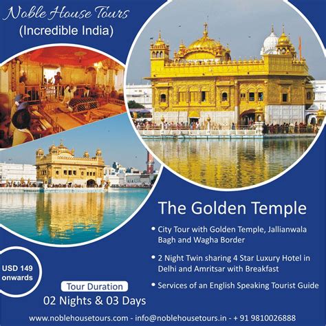 Amritsar Tour Package From Delhi 03 Days Gloden Temple Trip Temple