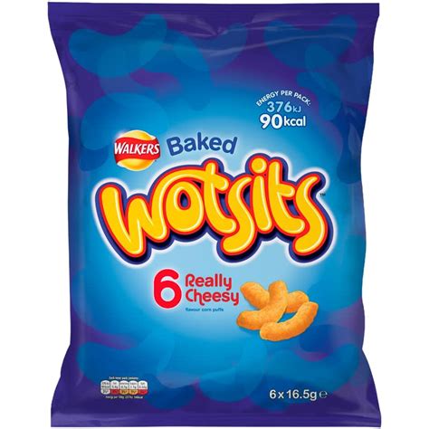 Walkers Wotsits 6pk Crisps Snacks Groceries Bandm Stores