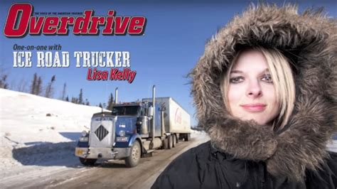 overdrive s one on one with ice road trucker lisa kelly youtube