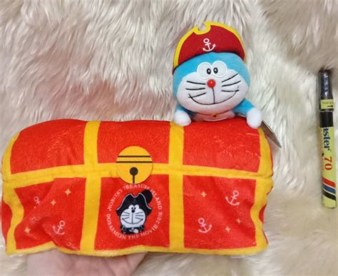 Original Doraemon Treasure Tissue Box Cover Stuffed Toys Soft Toys