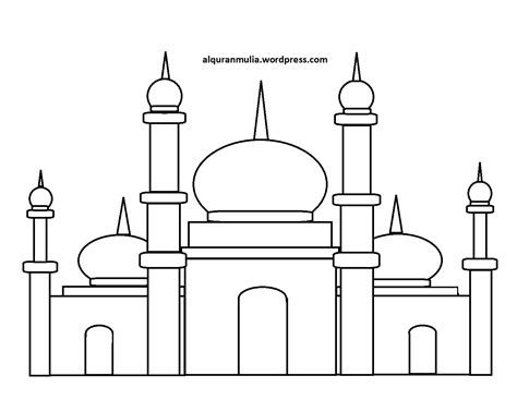 Gambar masjid kartun nan unik all about di 2019. Mewarnai Gambar Masjid 26 Anak Muslim | alqur'anmulia