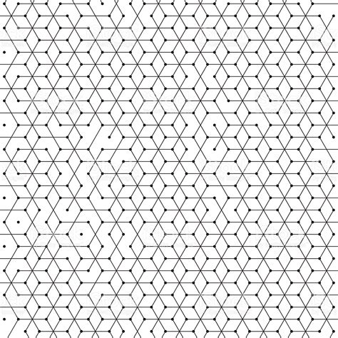 Hexagon Background Of Abstract Hexagonal Geometric Cells Pattern Vector