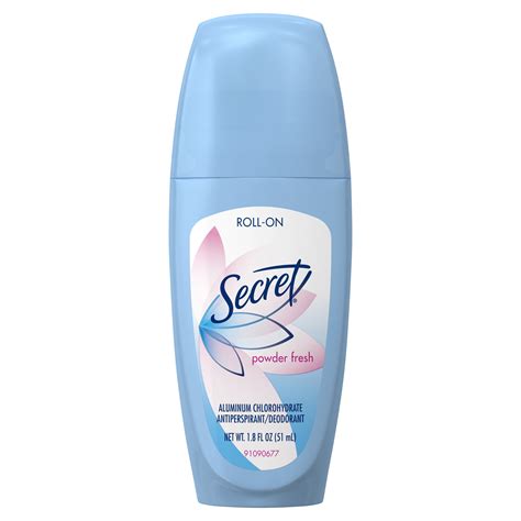 Secret Roll On Antiperspirant and Deodorant, Powder Fresh, 1.8 fl oz