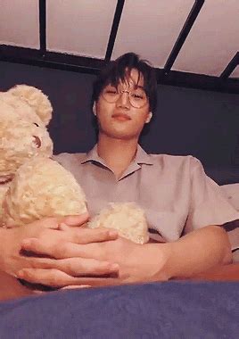 Kaibility Jongin And His Cute Babe Friend The Teddybear Feat Glasses Tumblr Pics