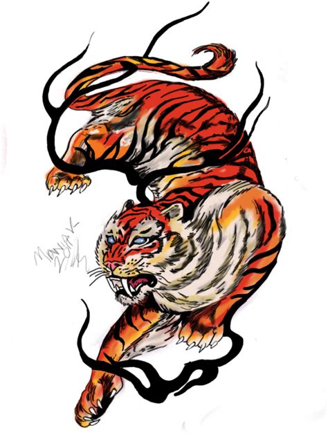 Gombal Tattoo Designs Tiger Tribal Tattoos Designs