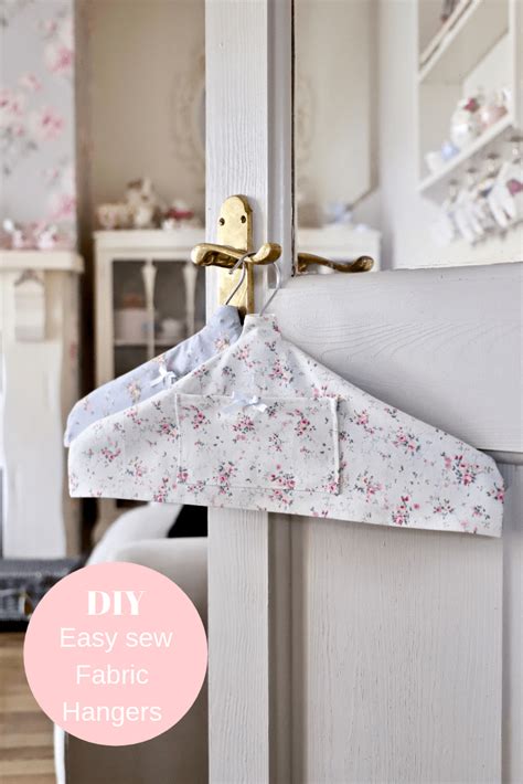 How To Make Pretty Fabric Hangers Fabric Hanger Trendy Sewing