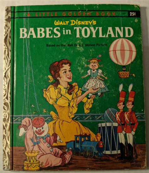 Vintage 1961 Walt Disney Babes In Toyland Little Golden Book B Ebay