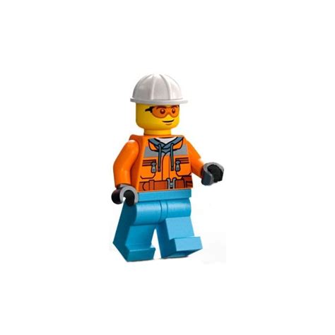 Lego Construction Worker Minifigure Comes In Brick Owl Lego Marketplace