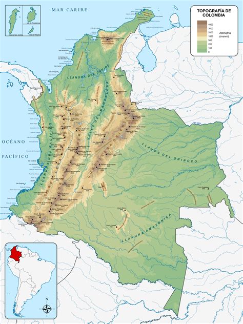 Juegos de Geografía Juego de Relieve de Colombia para pasar geografía Cerebriti