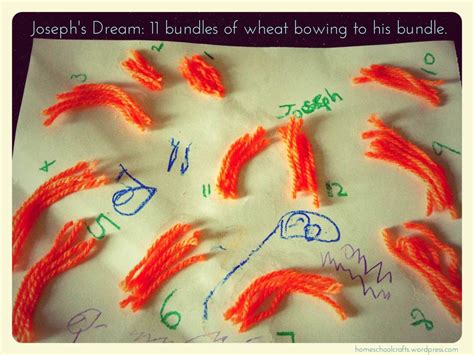 Joseph forgives his brothers: Joseph's dream | Joseph dreams, Joseph crafts, Homeschool crafts