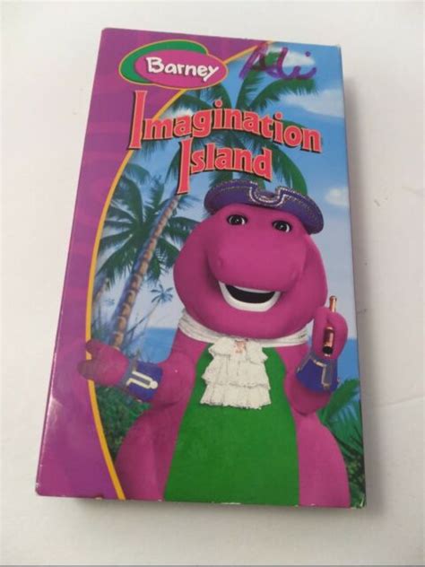 Barney Barneys Imagination Island Vhs 2000 Classic Collection For