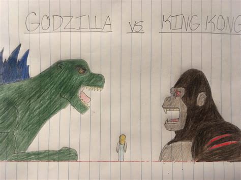 Okay this is a theory by me i don't know how will it end 2020 godzilla vs kong i think this is how it will end godzilla grabbing king's neck and saying this kong you we're never a king neither a god you're just all like the rest a guardian of skull island i will not kill. Godzilla vs. King Kong by AnimalOfEden on DeviantArt