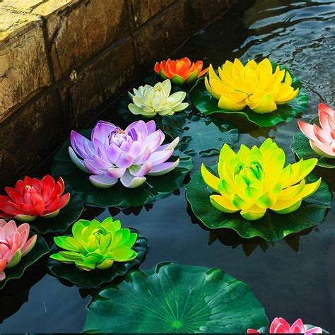 Superdream Water Floating Foam Lotus Flower For Pond Decor