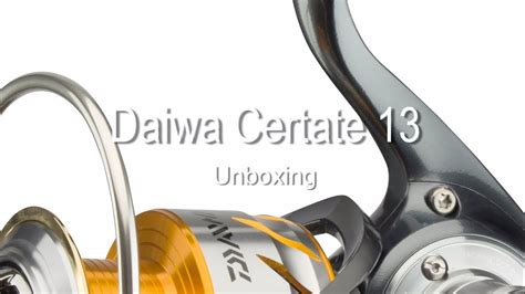Daiwa Certate 13 2508PE Unboxing YouTube