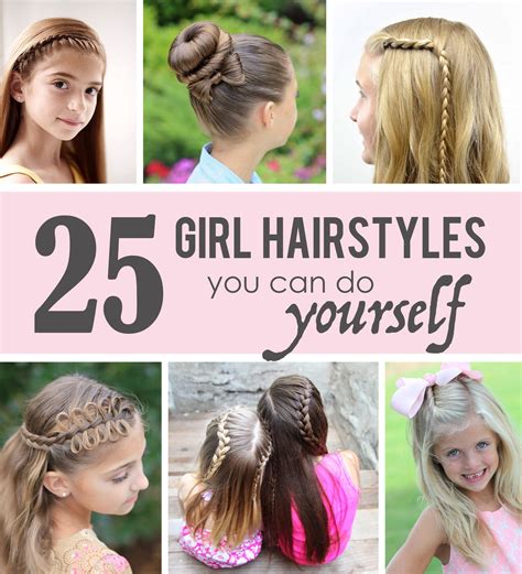I'm not just talking about tiaras. 25 Little Girl Hairstyles...you can do YOURSELF!
