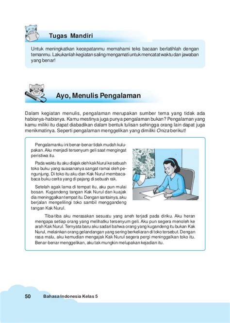 Materi Pelajaran Bahasa Indonesia Kelas 2 Sd Semester 2 Cara Mengajarku