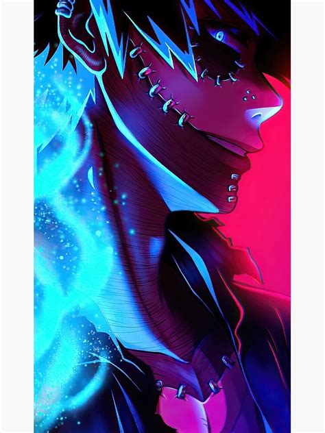 Mha Villain Dabi Poster For Sale By Daturasnake Redbubble