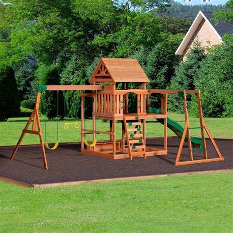 Outdoor Kids Monticello Cedar Wood Play Centre And Reviews