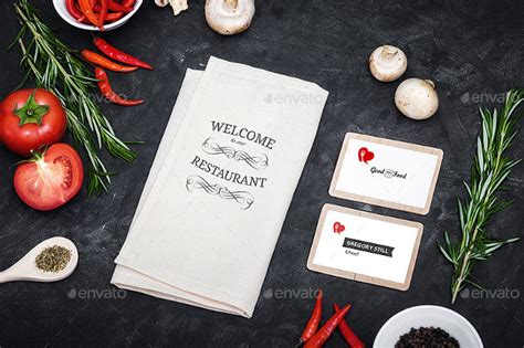 restaurant branding mock  psd  design trends premium psd vector downloads