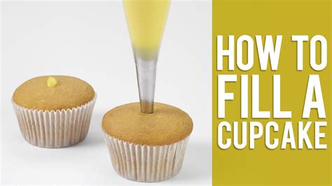 How To Fill A Cupcake Youtube