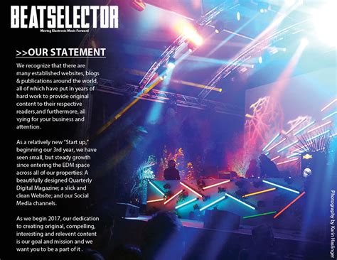 Beatselector Magazinebeatselector Magazine 2017 Media Kit And Advertising