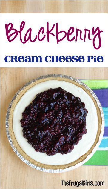 Blackberry Cream Cheese Pie Recipe ~ From ~ These