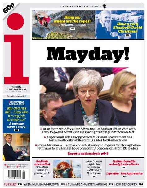 the papers theresa may s last roll of the dice after brexit vote delay bbc news