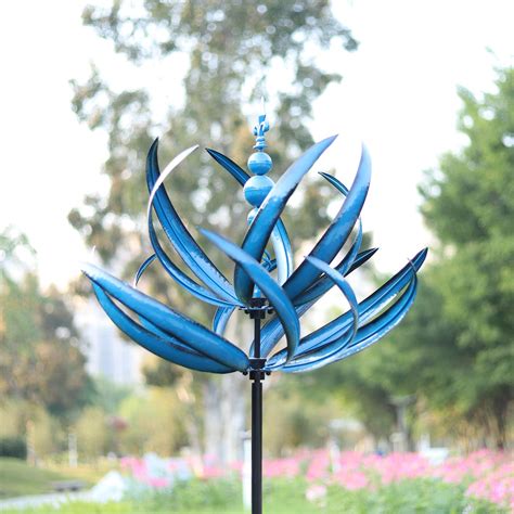 Buy Tulip Wind Spinners 3d Kinetic Garden Wind Spinners Outdoor Metal