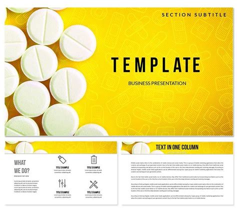 Capsules Pills Powerpoint Templates