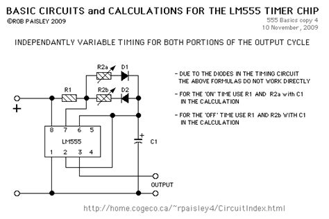 Basic Circuits For The Lm555 Timer 4 Controlcircuit Circuit