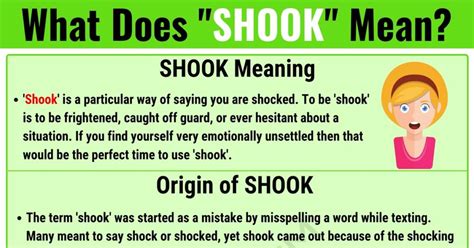 Shook Meaning What Does Shook Mean With Useful Examples 7esl