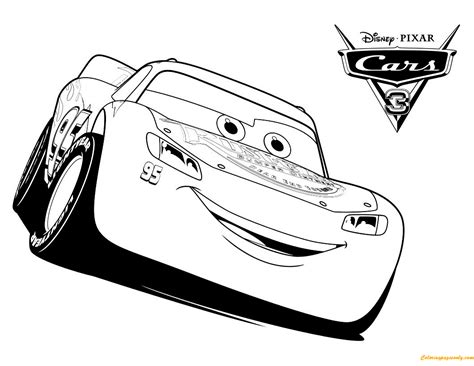 Coloring Pages Cars Lightning Mcqueen