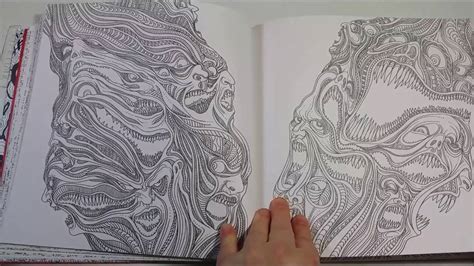 The Beauty Of Horror A Goregeous Coloring Book Youtube