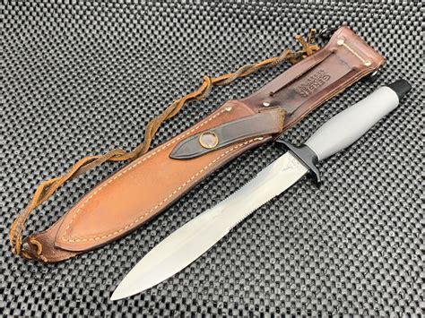Gerber Mark Ii 1973 032218 Vietnam Era Knife W Original Leather