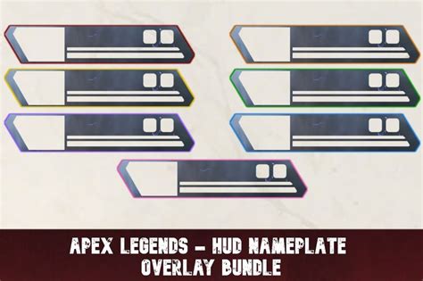 Apex Legends Healthbar R Hud Overlay Bundle Etsy Uk