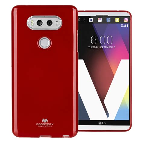 Mercury Pearl Jelly For Lg V20 Case With Screen Protector