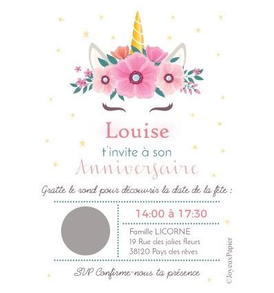 Le magicien carte invitation anniversaire. Carte anniversaire licorne - Elevagequalitetouraine