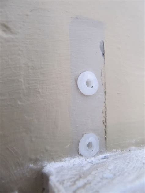The trick to effectively patching holes in drywall is to make sure the patching plaster is dry. Sew Many Ways...: How to Remove Plastic Screw Anchors...
