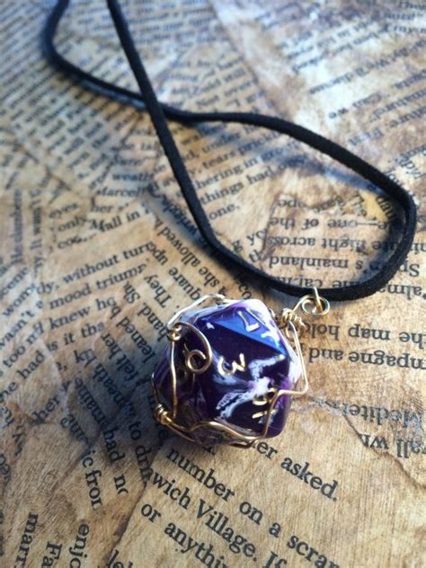 Dungeons And Dragons Dice Geek Nerd Pendant Necklace Dungeons And