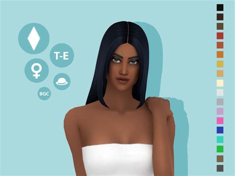 Simcelebrity00s Hot Girl Summer Hairstyle Summer Girls Sims Hair