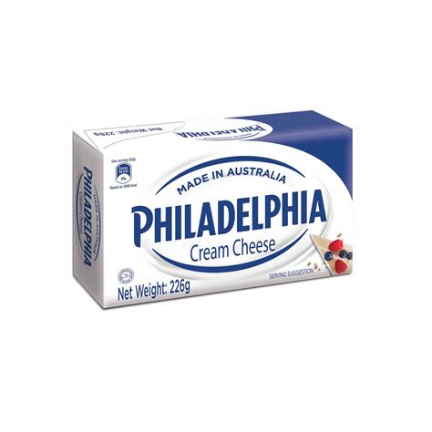 Philadelphia Cream Cheese Original Block 226g Federated Distributors