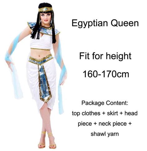 Halloween Costumes Ancient Egypt Egyptian Pharaoh King Empress Cleopatra Queen Priest Costume