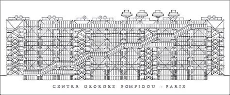 Gallery Of Ad Classics Centre Georges Pompidou Richard Rogers