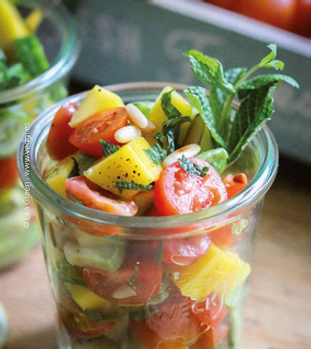 Peel the avocados and mangoes and cube them into small pieces. Rezept: Tomaten-Mango-Salat mit Avocado und Minze - Yoga ...