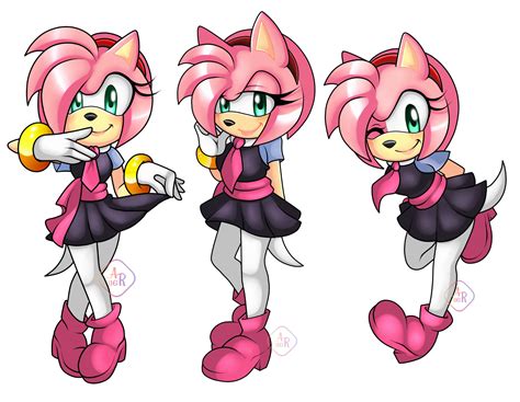 Amy Rose Sonic X Alternate Outfit Sonic The Hedgehog Amy The