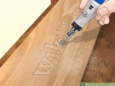 How To Carve Wood Letters 2 Simple Methods Dremel Wood Carving